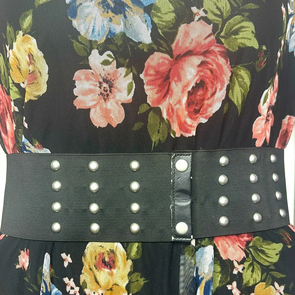 Wide Elastic Waist Belt
